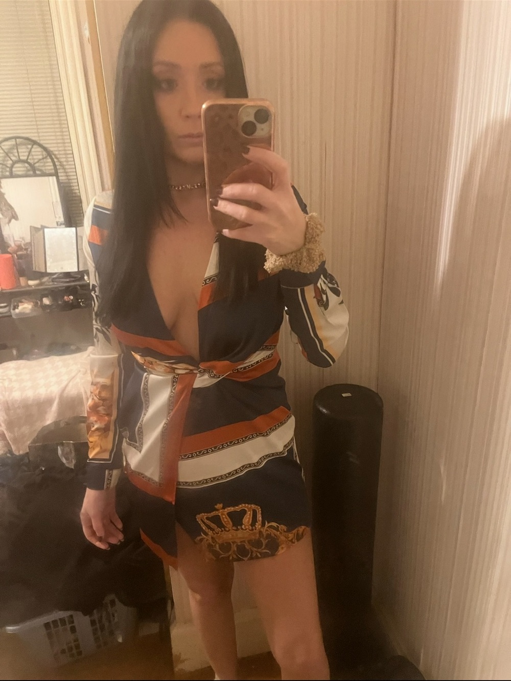 Fashion nova dress shirt sz s